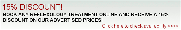Reflexology Bristol - Get 15% off our advertised prices - book now!