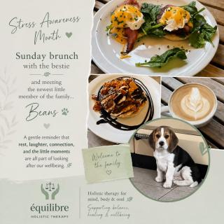 A gentle reminder to rest, laugh and connect in the little moments. #stressawarenessmonth 🤍