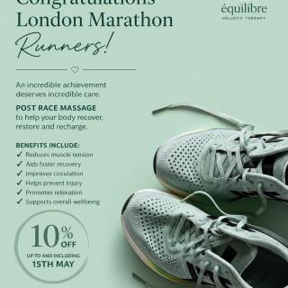 Huge congratulations to all London Marathon runners, you’ve done the miles, now let your body recover. 💚