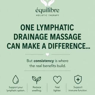 YOUR LYMPHATIC JOURNEY STARTS HERE. Take your first step with Équilibre. 🤍
