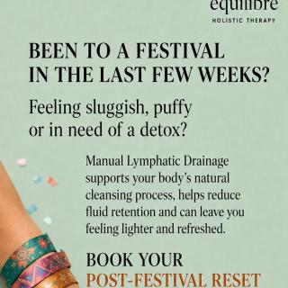 Give your lymphatic system a little post festival support 🎪🤍