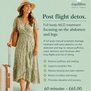 Land. Unwind. Feel lighter. Our Post-Flight Detox treatment is designed to help you feel refreshed after long journeys. 🤍