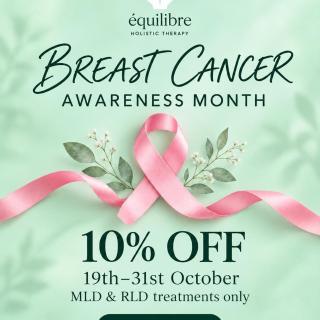 🎀 Breast Cancer Awareness Month 🎀 This October, we’re proud to support Breast Cancer Awareness Month by offering 10% off MLD & RLD treatments from 19th–31st October.