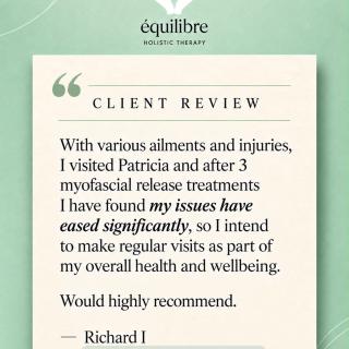 ✨ Have you ever thought about trying MFR? ✨ If you’ve been wondering what it’s really like, take a look at this lovely review from one of my recent clients. Sometimes, you just have to try it for yourself!