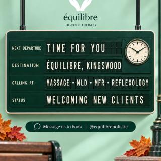 New season, time for you? Here at @equilibreholistic we are always welcoming new clients. 🤍